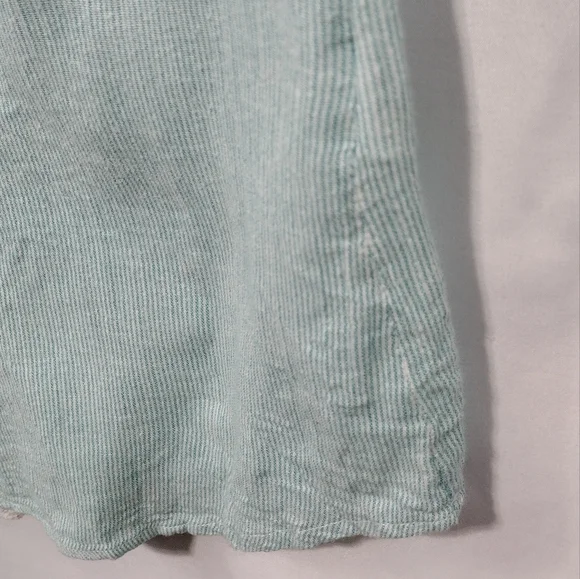 Isabella Sinclair Popover Shirt Womens M Green  Boho Retro 90s Y2K Casual Comfy - Picture 6 of 11